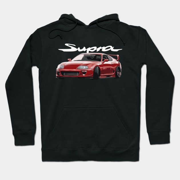 toyota supra Hoodie by cowtown_cowboy